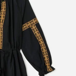 Robe bohème noire TEXTO