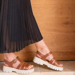 Robe longue TEXTO noire plissée