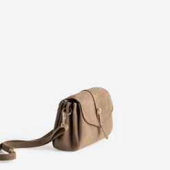 Sac à main marron suédé