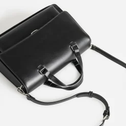 Sac à main noir double porté