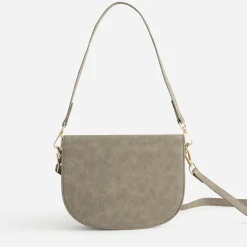 Sac à main taupe deux bandoulières amovibles