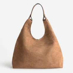 Sac à main TEXTO cognac suédé