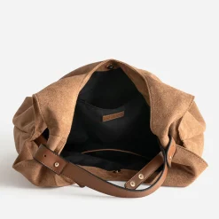 Sac à main TEXTO cognac suédé