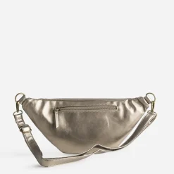 Sac banane TEXTO taupe métallisé