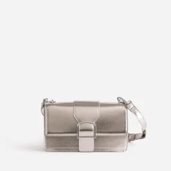 Sac gris métallisé