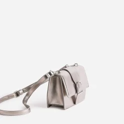 Sac gris métallisé