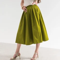 Sandale à talon fin or cuir