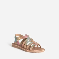 Sandale BUGGY arc-en-ciel cuir