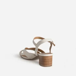 Sandale ERAM FLEX écrue cuir