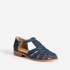 Sandale fisherman marine denim brut