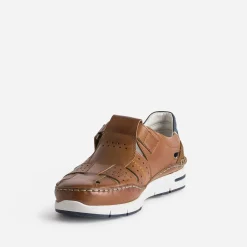 Sandale FLUCHOS cognac en cuir