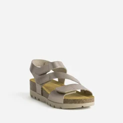 Sandale FRANCE ARNO dorée cuir