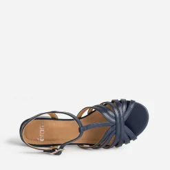 Sandale marine bride en T