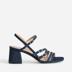 Sandale marine en jean