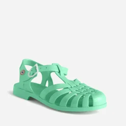 Sandale MEDUSE vert d'eau en plastique