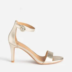 Sandale or à talon fin