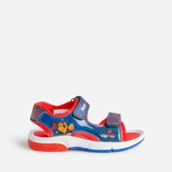 Sandale PAT PATROUILLE marine et rouge semelle lumineuse