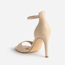 Sandale stiletto TEXTO beige