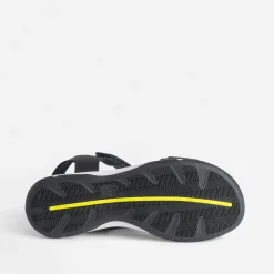 Sandale TBS marine cuir à scratchs