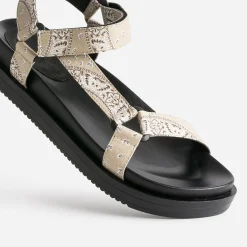 Sandale TEXTO brides imprimé bandana