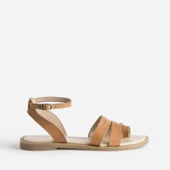 Sandale TEXTO marron en cuir
