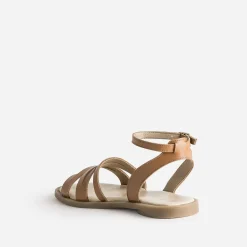 Sandale TEXTO marron en cuir