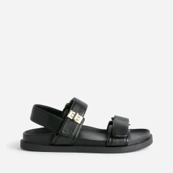 Sandale TEXTO noire à scratchs