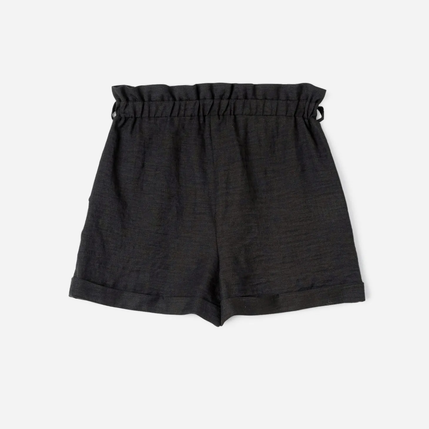 Short TEXTO noir taille haute