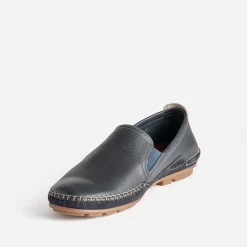 Slip-on FLUCHOS bleu marine cuir