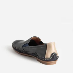 Slip-on FLUCHOS bleu marine cuir