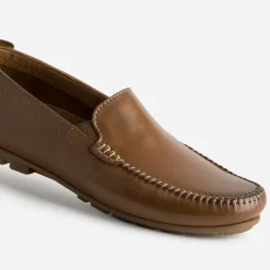 Slip-on FRANCE ARNO cognac cuir