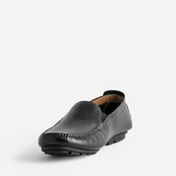 Slip-on FRANCE ARNO noir cuir