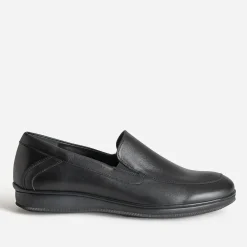 Slip-on FRANCE ARNO noir en cuir