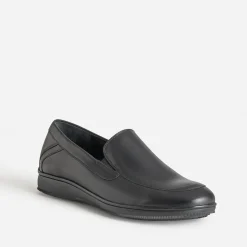 Slip-on FRANCE ARNO noir en cuir