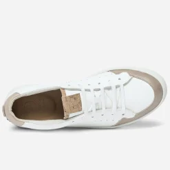 Tennis 1927 blanche femme en cuir éco-conçu