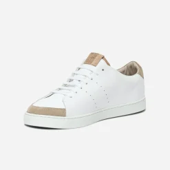 Tennis 1927 blanche homme en cuir éco-conçu (40 à 42)