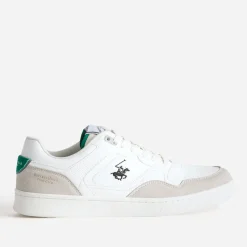 Tennis BEVERLY HILLS POLO CLUB blanche et vert détail vert