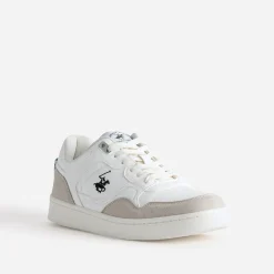 Tennis BEVERLY HILLS POLO CLUB blanche et vert détail vert