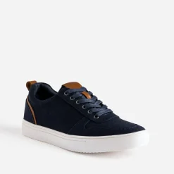 Tennis bleu marine en toile