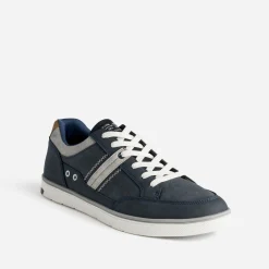 Tennis bleu marine et gris