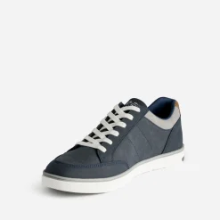 Tennis bleu marine et gris