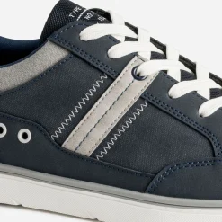 Tennis bleu marine et gris