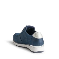 Tennis bleu marine perforée