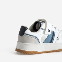 Tennis BUGGY blanche, bleue, grise