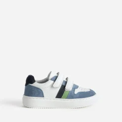 Tennis BUGGY blanche, bleue, verte