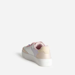 Tennis BUGGY blanche et pastel détails perles