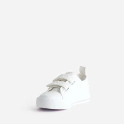 Tennis BUGGY blanche toile broderie anglaise