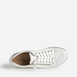 Tennis CAPRICE blanche en cuir