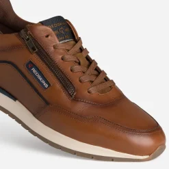 Tennis cognac cuir