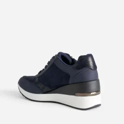 Tennis compensée bleu marine